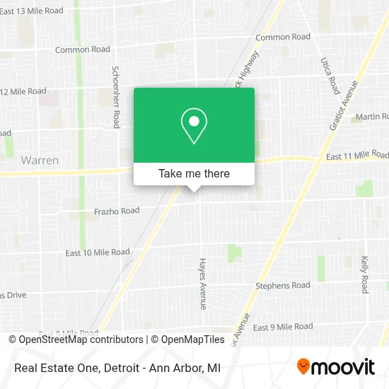 Real Estate One map