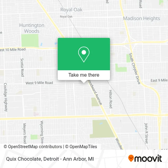 Quix Chocolate map