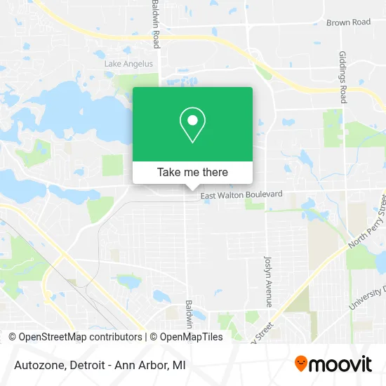 Autozone map