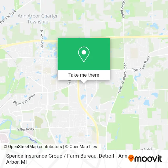 Spence Insurance Group / Farm Bureau map