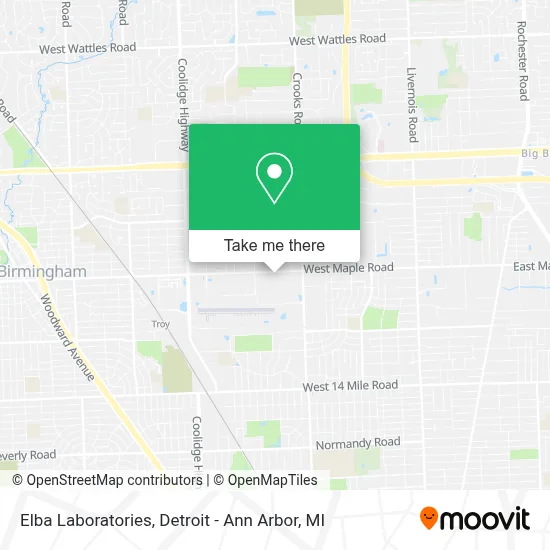 Elba Laboratories map