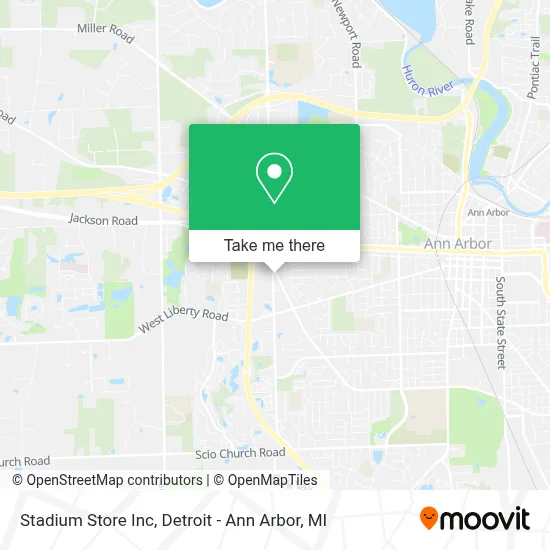 Stadium Store Inc map