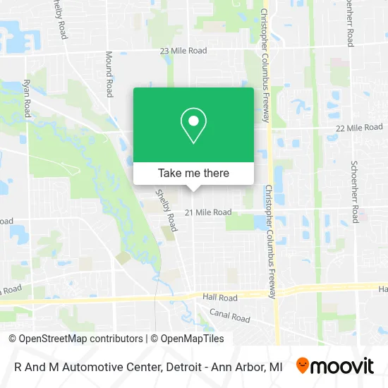 R And M Automotive Center map