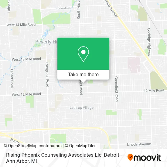 Rising Phoenix Counseling Associates Llc map