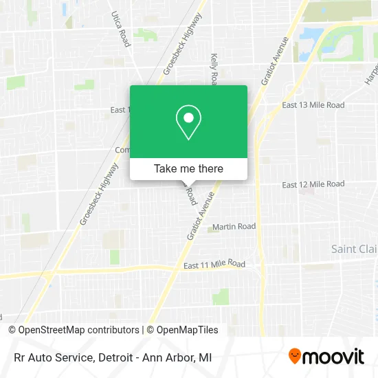 Rr Auto Service map