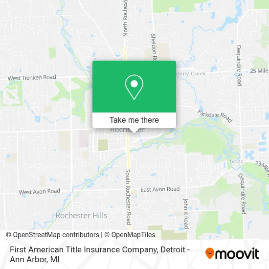 First American Title Insurance Company map