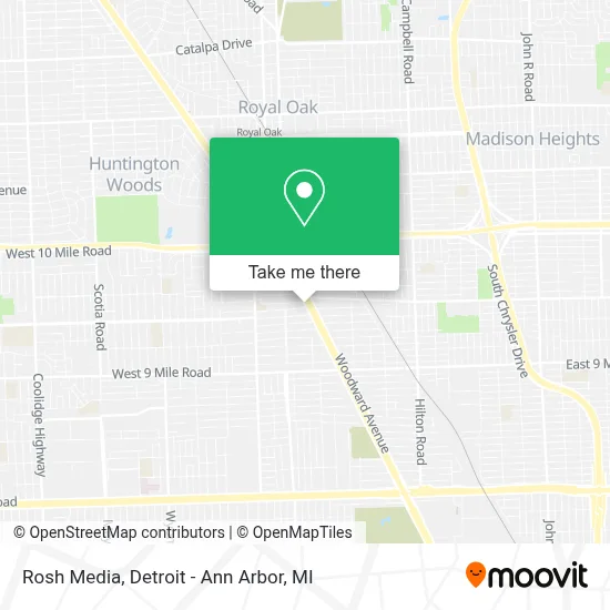 Rosh Media map