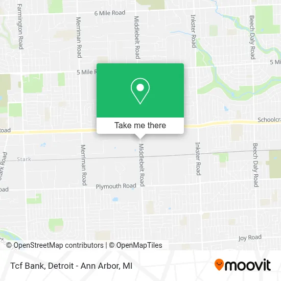 Tcf Bank map