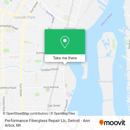 Performance Fiberglass Repair Llc map