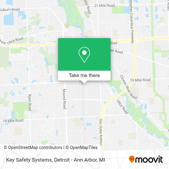 Key Safety Systems map
