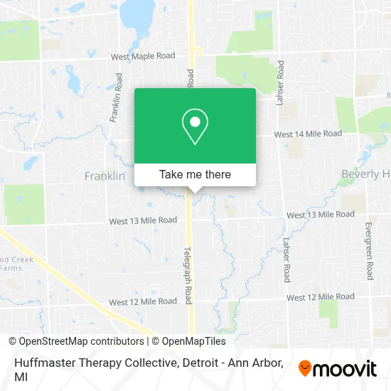 Huffmaster Therapy Collective map