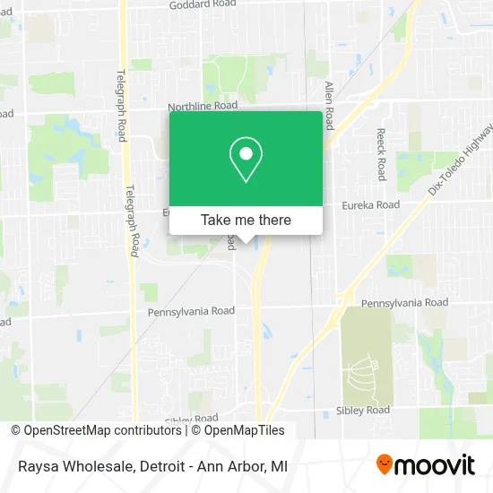 Raysa Wholesale map