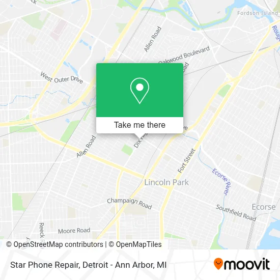 Star Phone Repair map