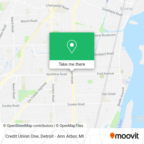 Credit Union One map