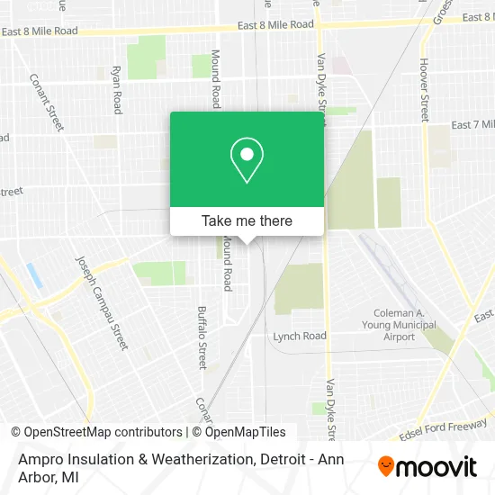 Ampro Insulation & Weatherization map