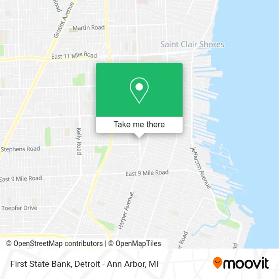 First State Bank map