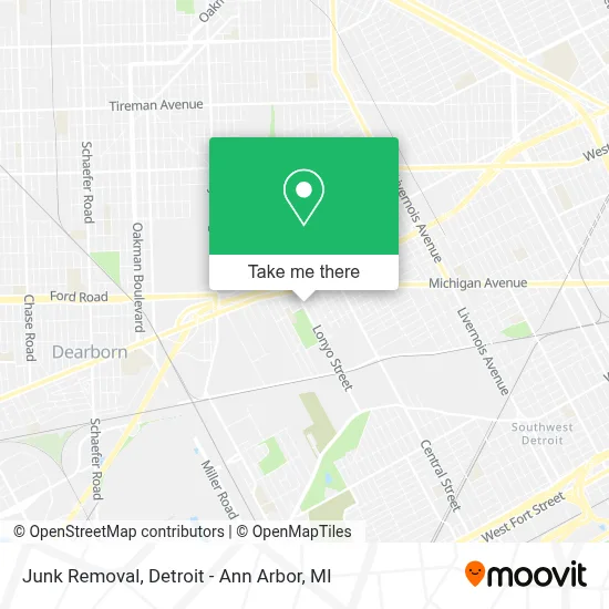 Junk Removal map