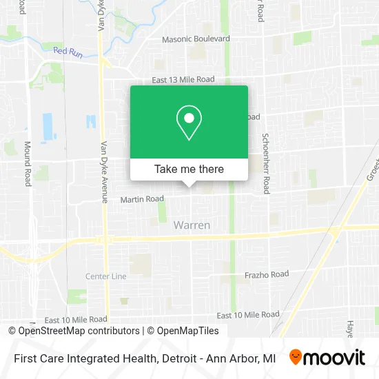 First Care Integrated Health map