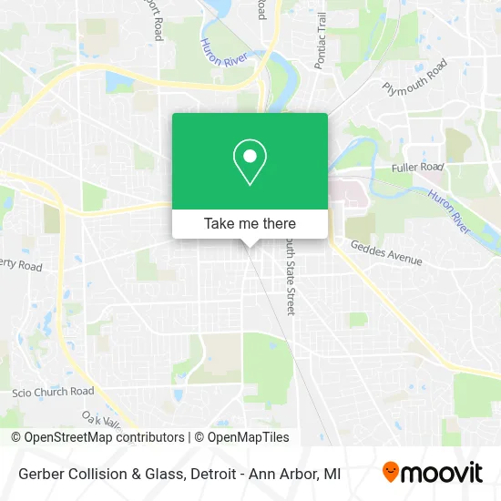 Gerber Collision & Glass map