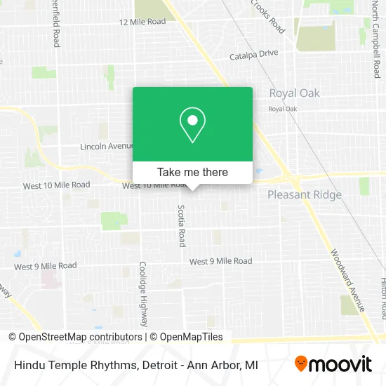 Hindu Temple Rhythms map