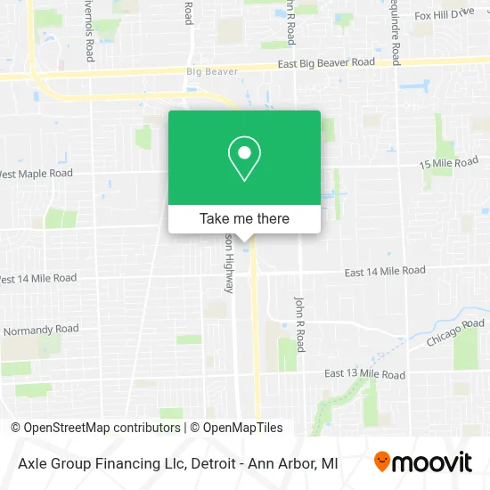 Axle Group Financing Llc map