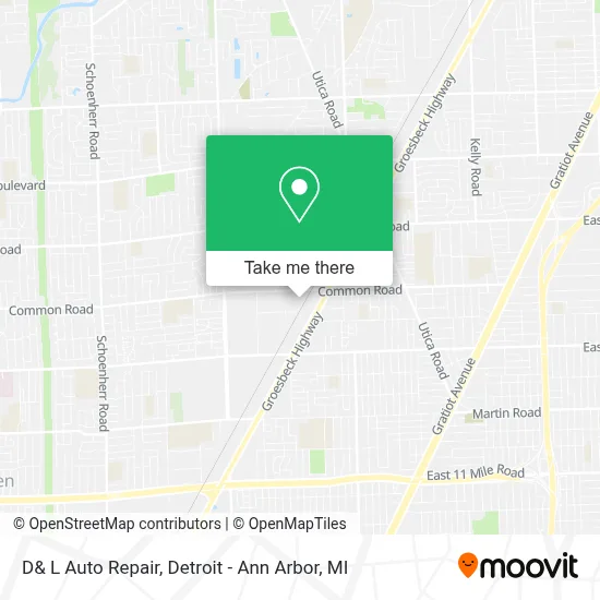 D& L Auto Repair map