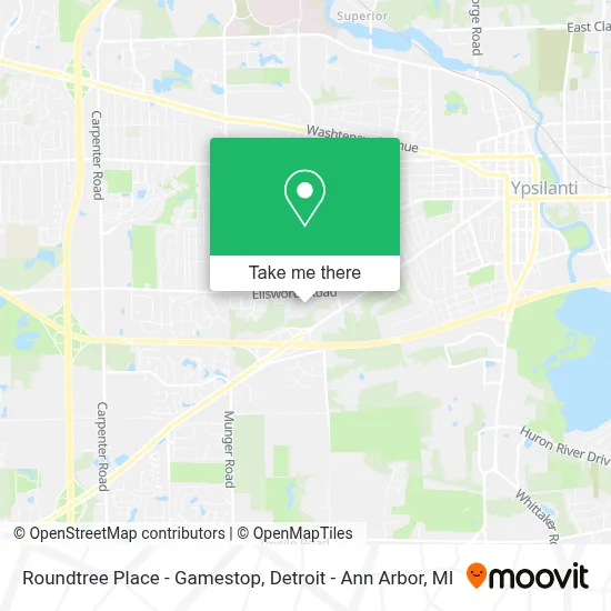 Roundtree Place - Gamestop map
