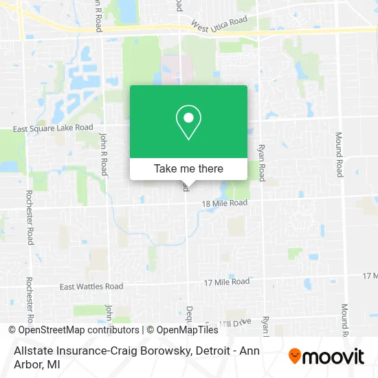 Allstate Insurance-Craig Borowsky map