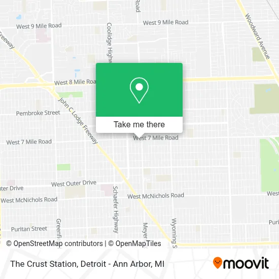 The Crust Station map