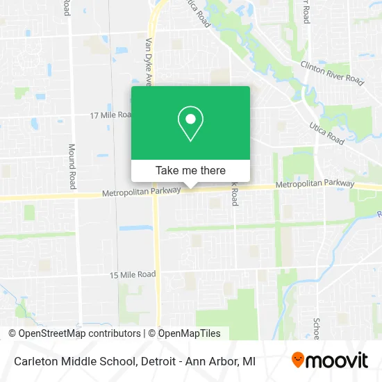 Carleton Middle School map