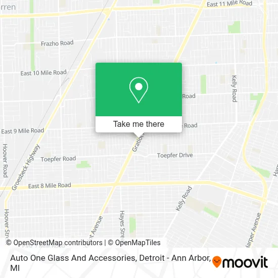 Auto One Glass And Accessories map