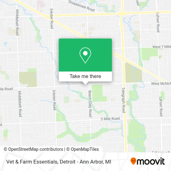 Vet & Farm Essentials map