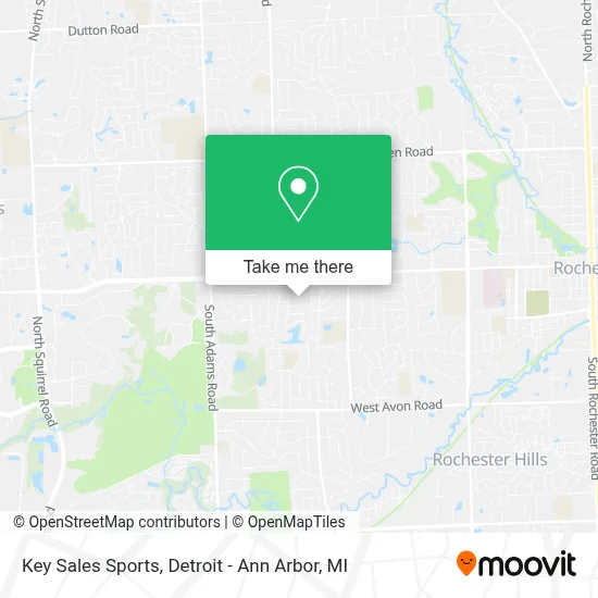 Key Sales Sports map