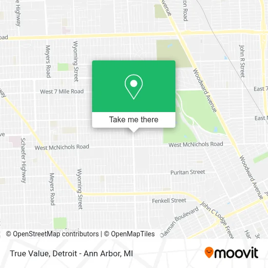 True Value map