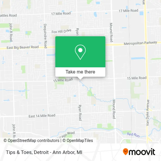 Tips & Toes map