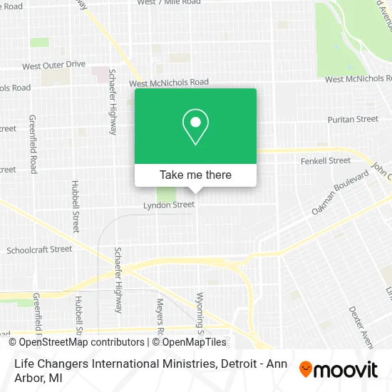 Life Changers International Ministries map
