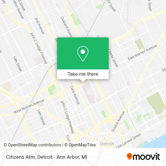 Citizens Atm map
