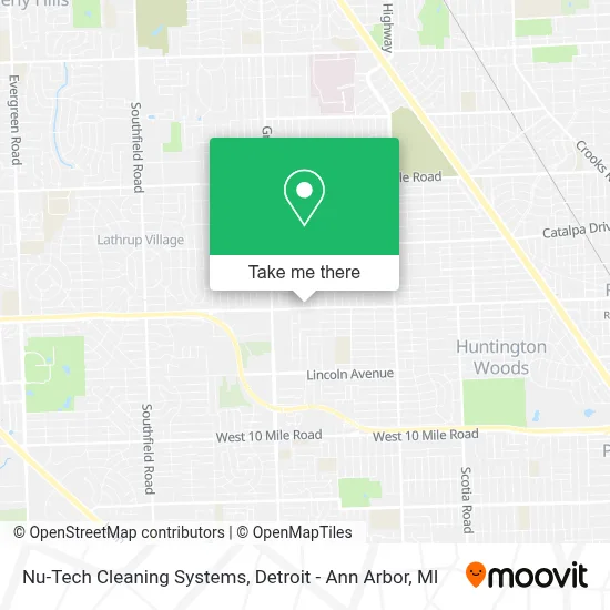 Nu-Tech Cleaning Systems map