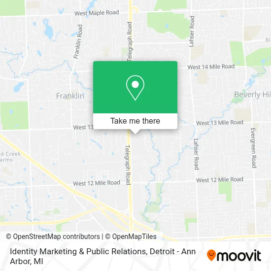 Identity Marketing & Public Relations map