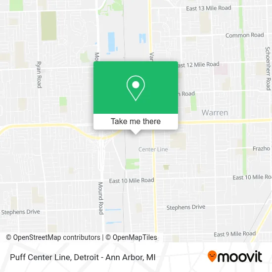 Puff Center Line map
