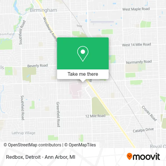 Redbox map