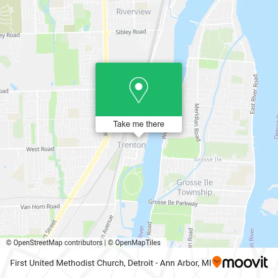 First United Methodist Church map