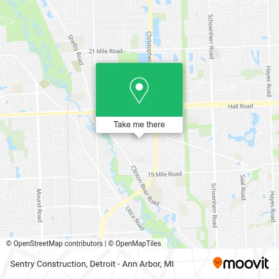 Sentry Construction map