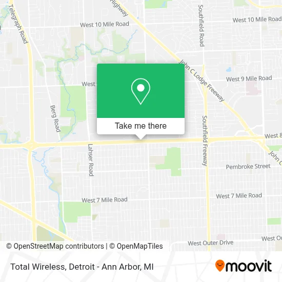 Total Wireless map