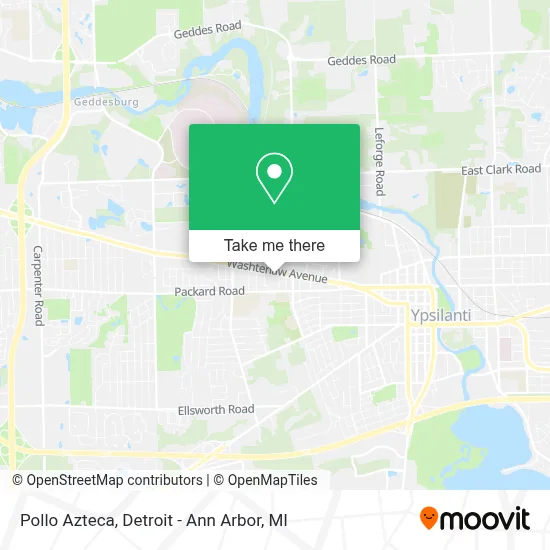 Pollo Azteca map