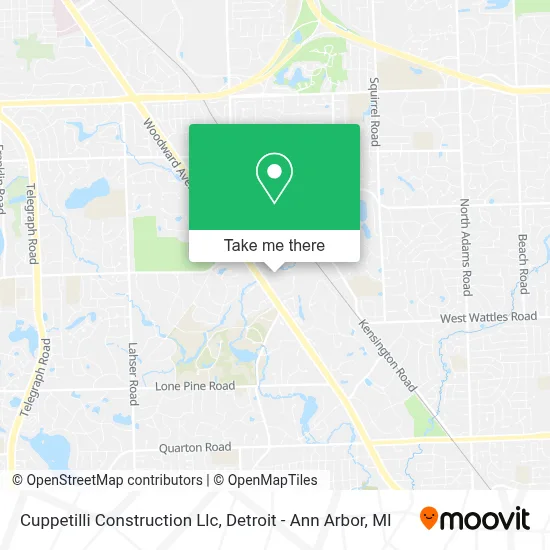 Cuppetilli Construction Llc map