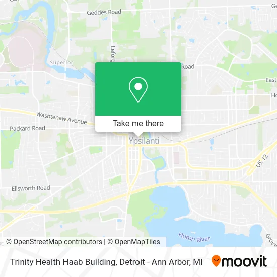 Trinity Health Haab Building map