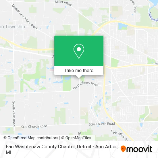 Fan Washtenaw County Chapter map