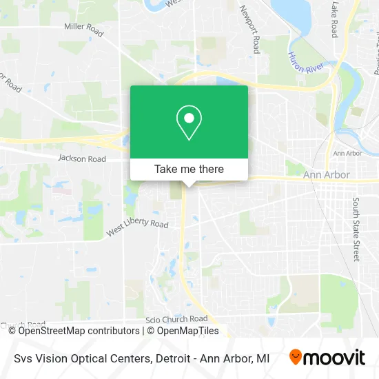 Svs Vision Optical Centers map