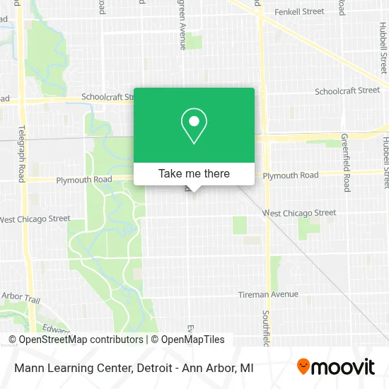 Mann Learning Center map